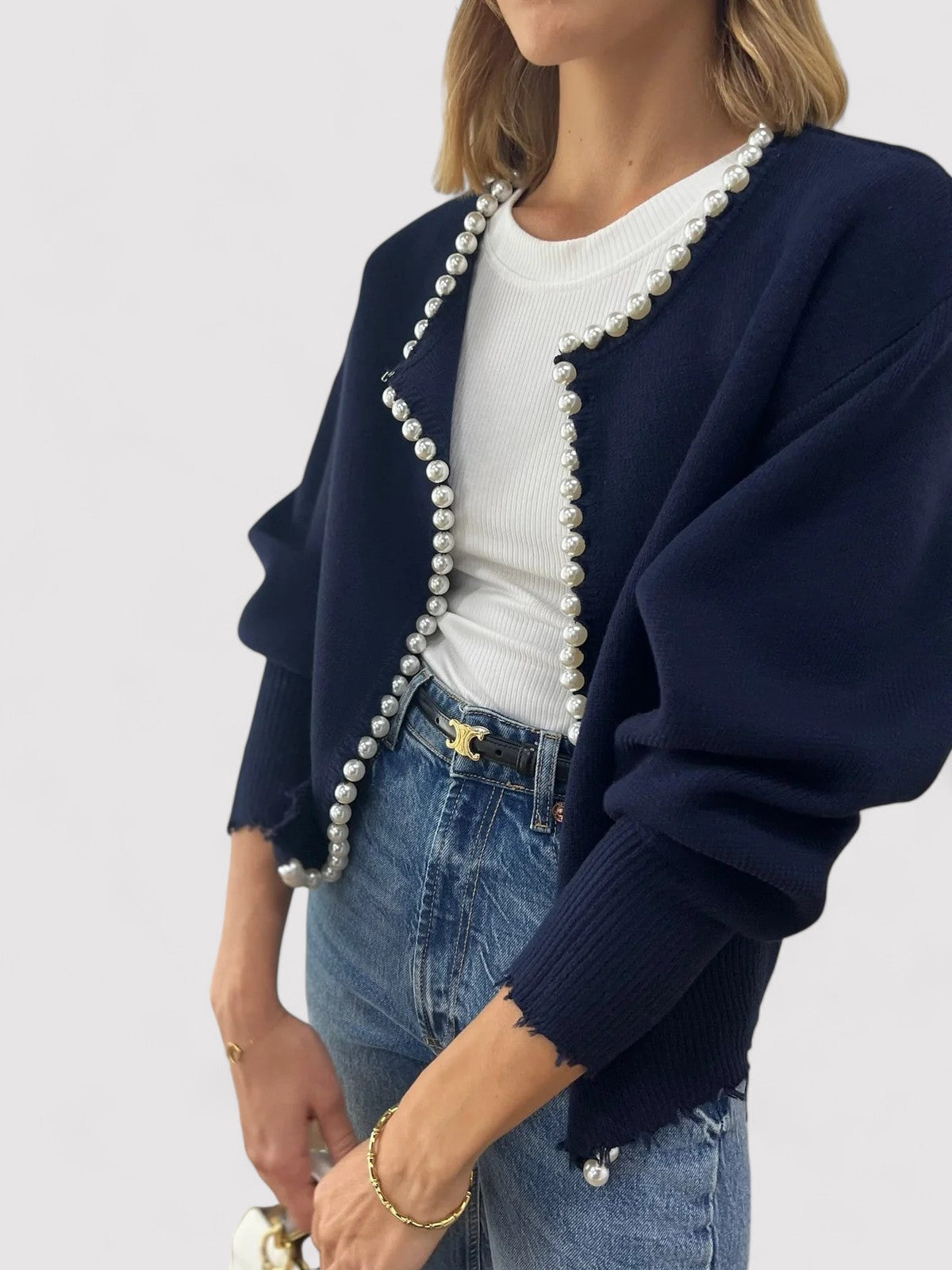 Monidoco Luxueus Parelvest voor Dames