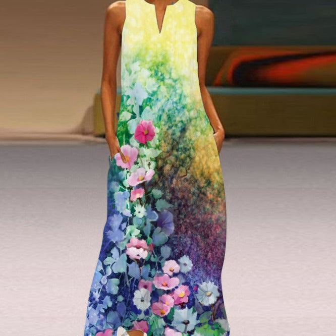 Koningin turquoise jurk