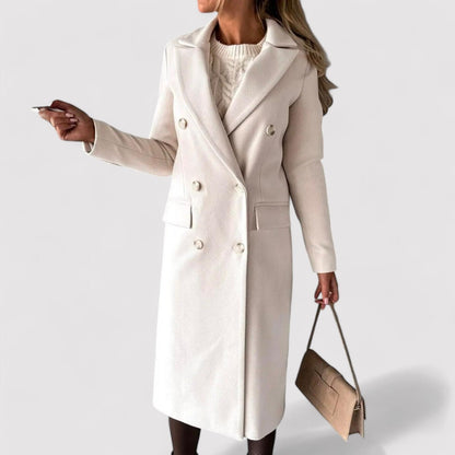 Monidoco Retro Warme Wollen Jas voor Vrouwen