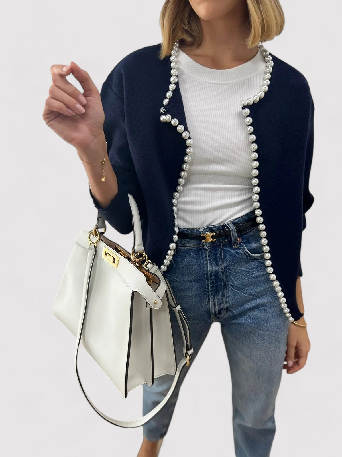 Monidoco Luxueus Parelvest voor Dames