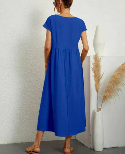 Ruby | elegante basic katoenen jurk