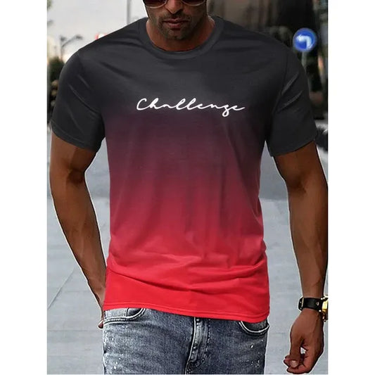Tate - vintage heren t-shirt met kleurverloop