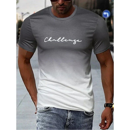 Tate - vintage heren t-shirt met kleurverloop