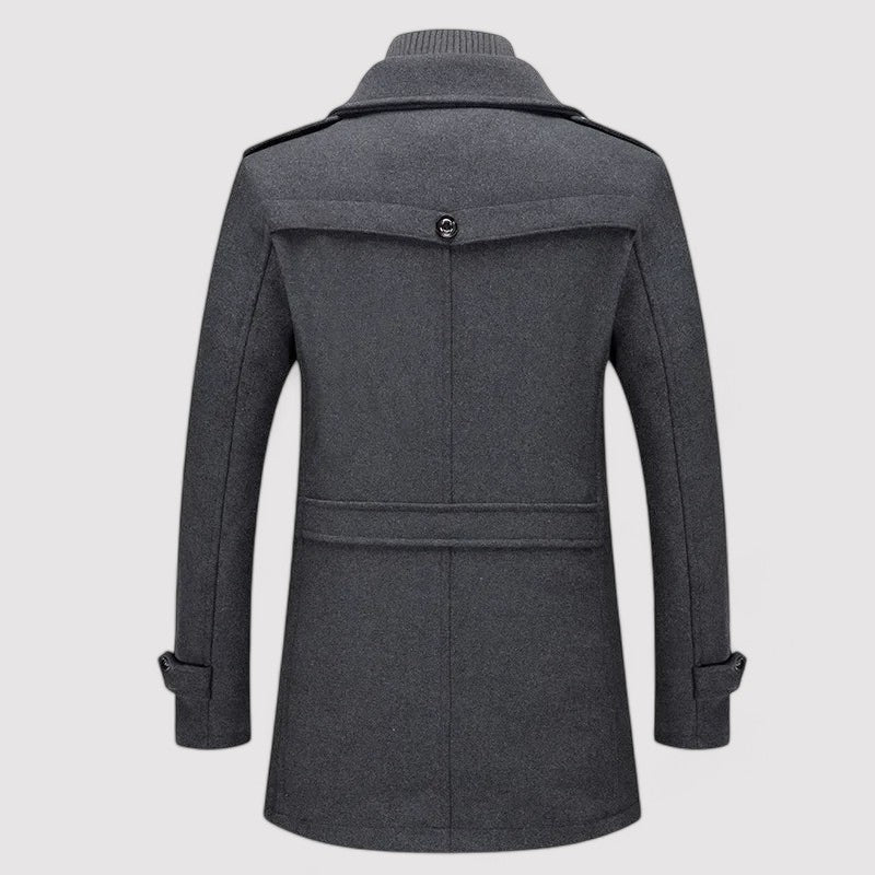 Monidoco Heren Wollen Trenchcoat